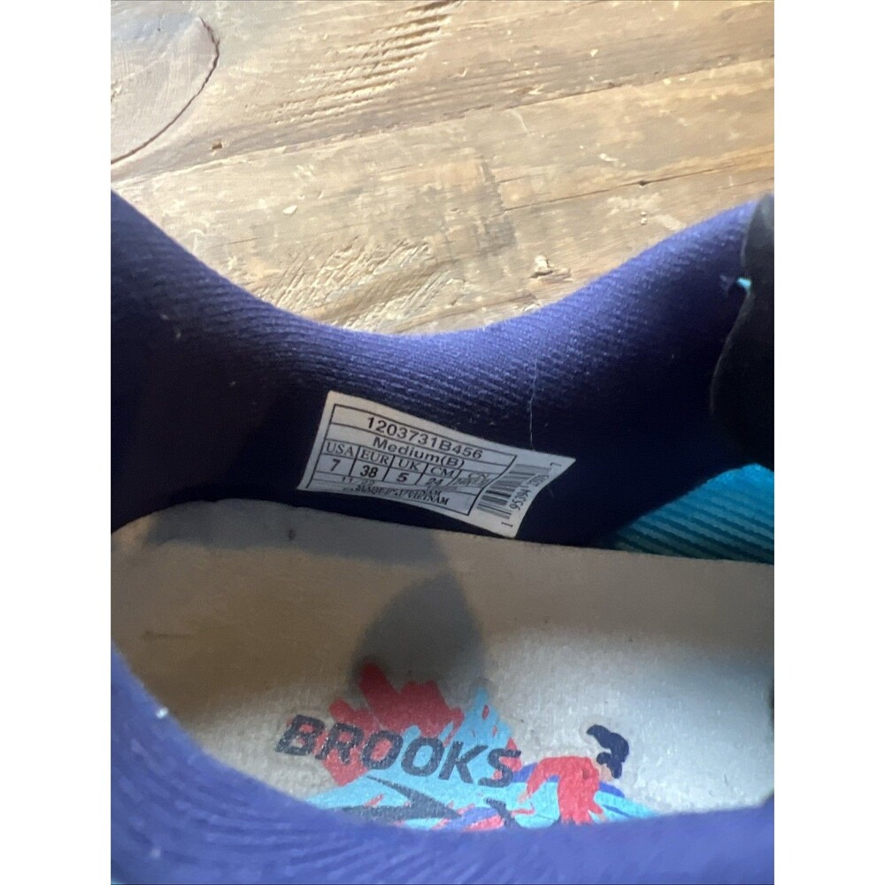 Brooks Shoes Women 7 Empower Her Launch 9 Running Blue/Eclipse/Pink Athleisure - Picture 11 of 12